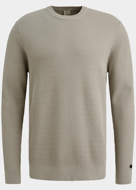Cast Iron Pullover Groen Crewneck soft blend CKW2510340/9031