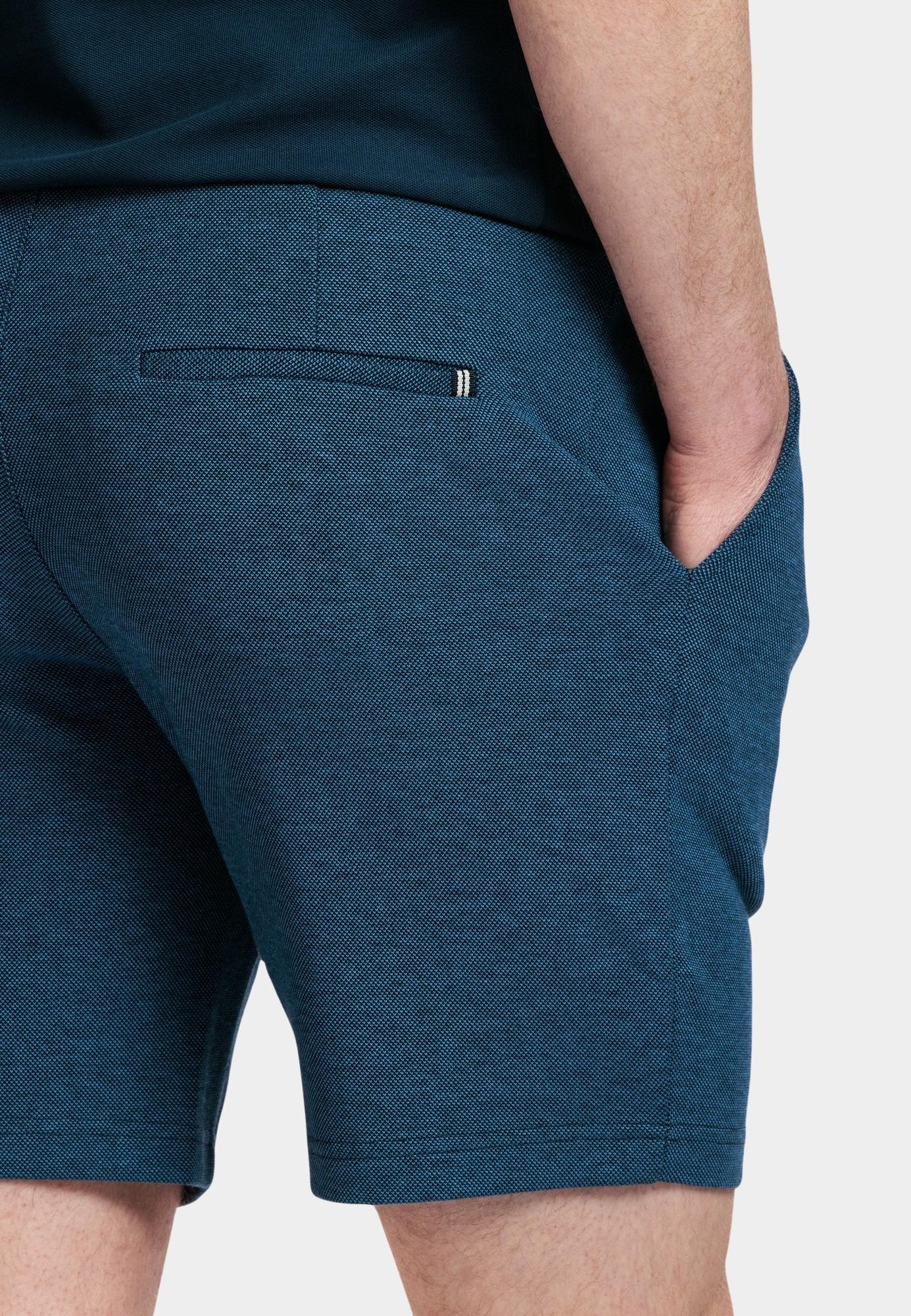 Baileys Korte Broek Blauw Bermuda  2-tone oxford double 411050/60