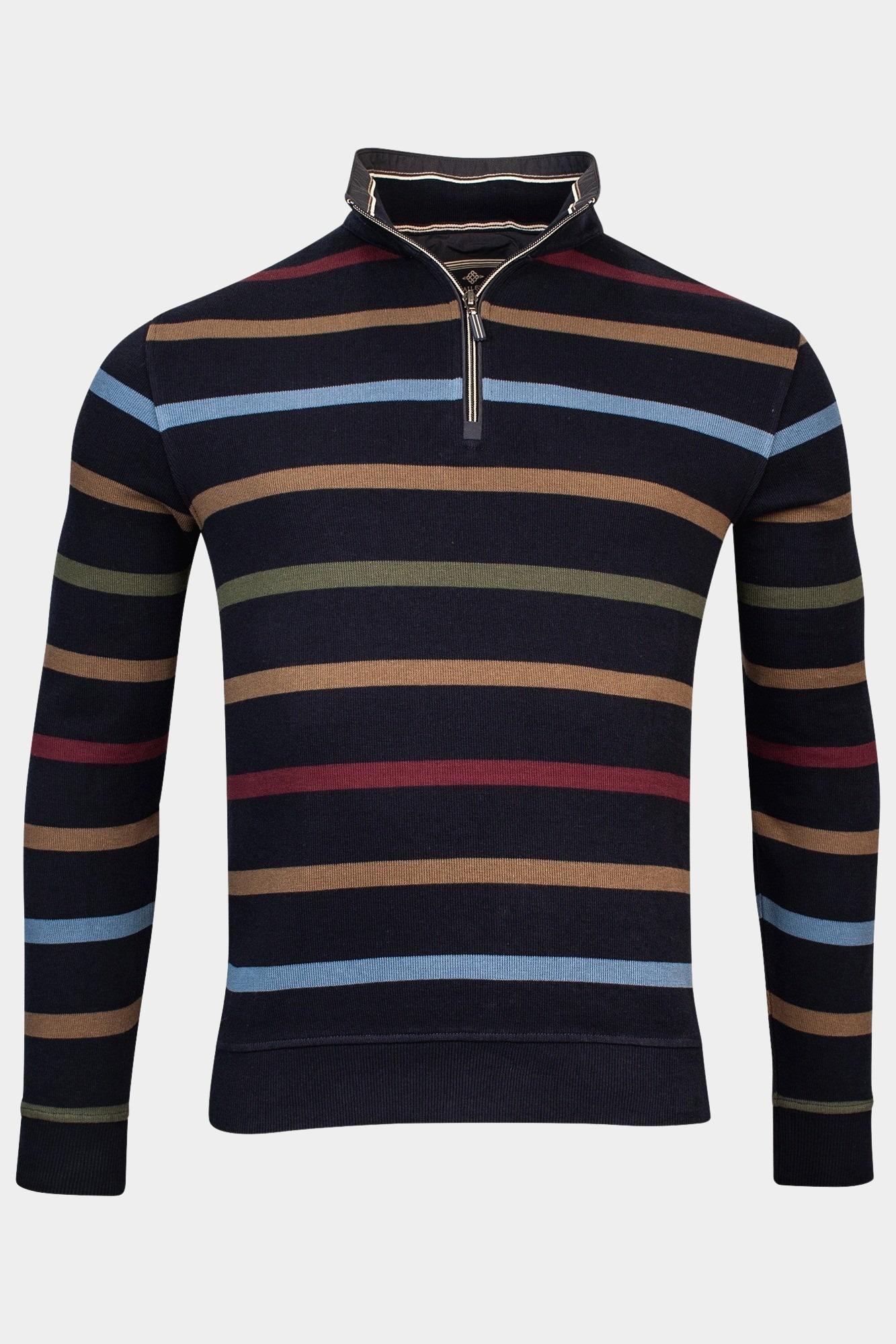 Baileys Half Zip Blauw Sweatshirt 1/2 zip  French Ri 323151/60