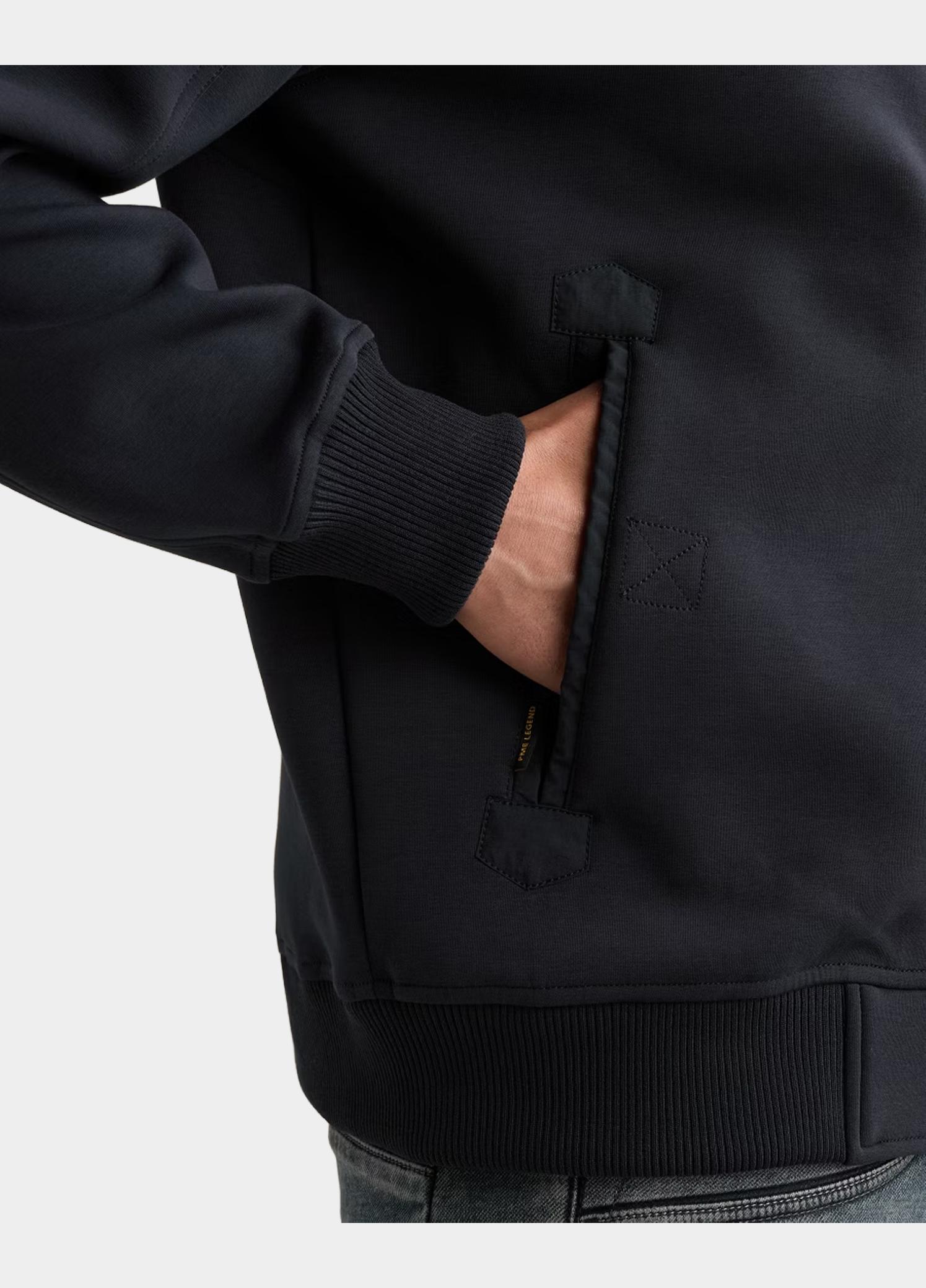 PME Legend sweatvest heren Blauw Zip jacket interlock sweat ny PSW2608484/5281
