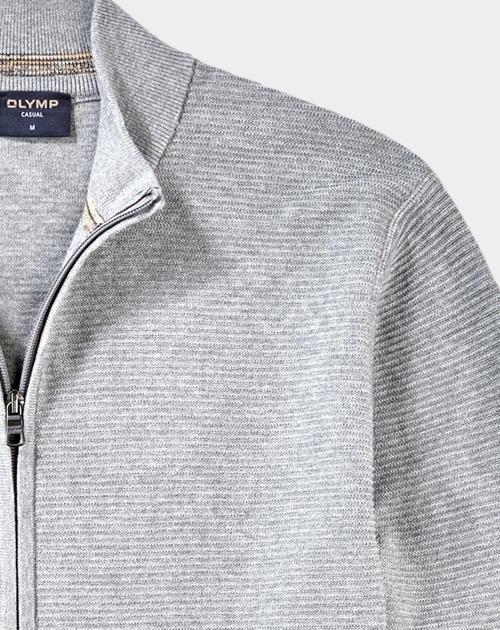 Olymp Vest Grijs Jacke Strick 530246/62