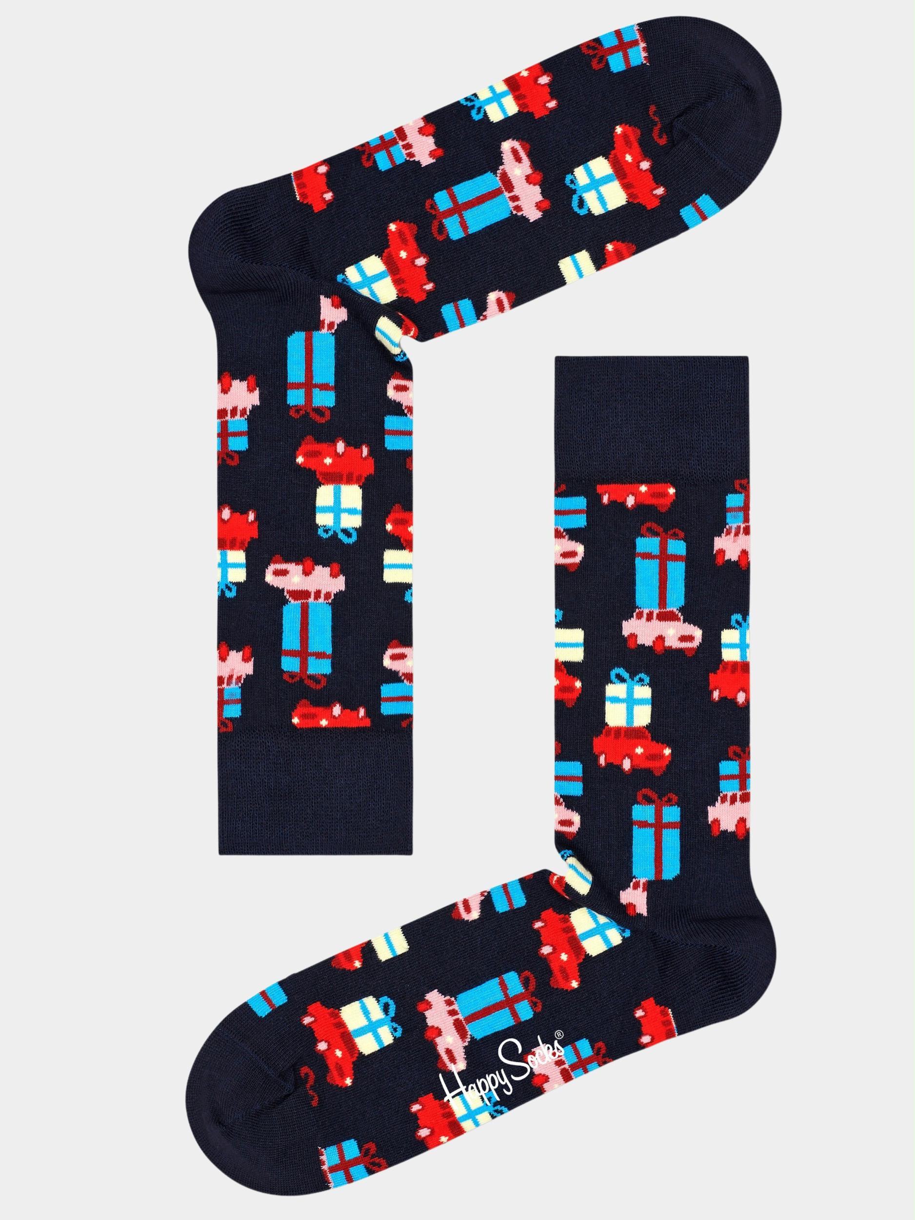 Happy Socks Sokken Blauw Holiday Shopping HSS01/6500