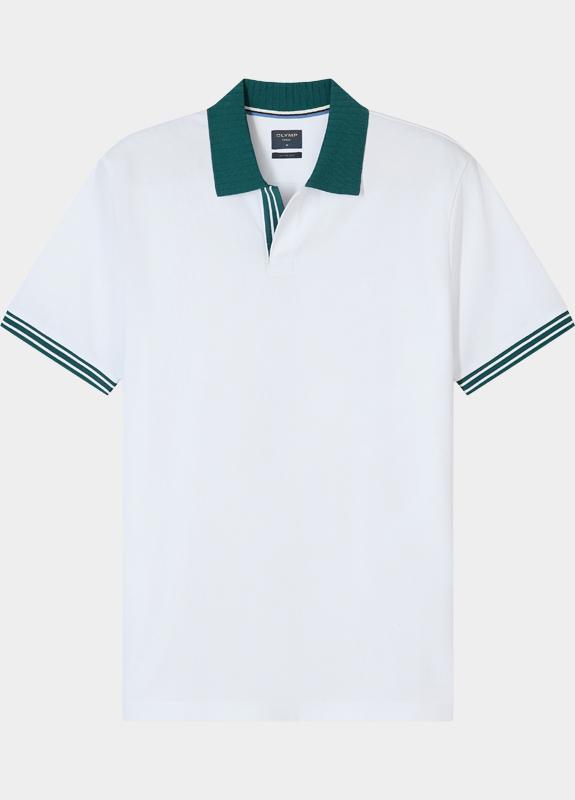 Olymp Polo heren Wit  541812/00