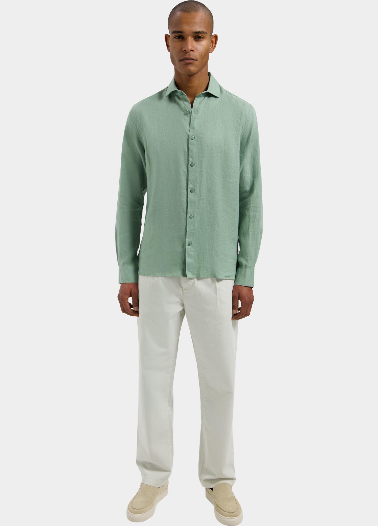 Dstrezzed overhemd korte mouw heren Groen Jagger Shirt 303710/565