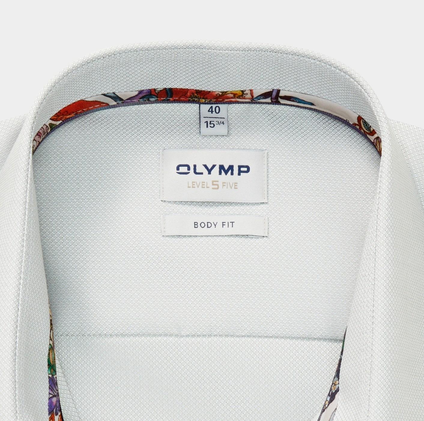 Olymp Business hemd lange mouw Beige Level 5 204084/75