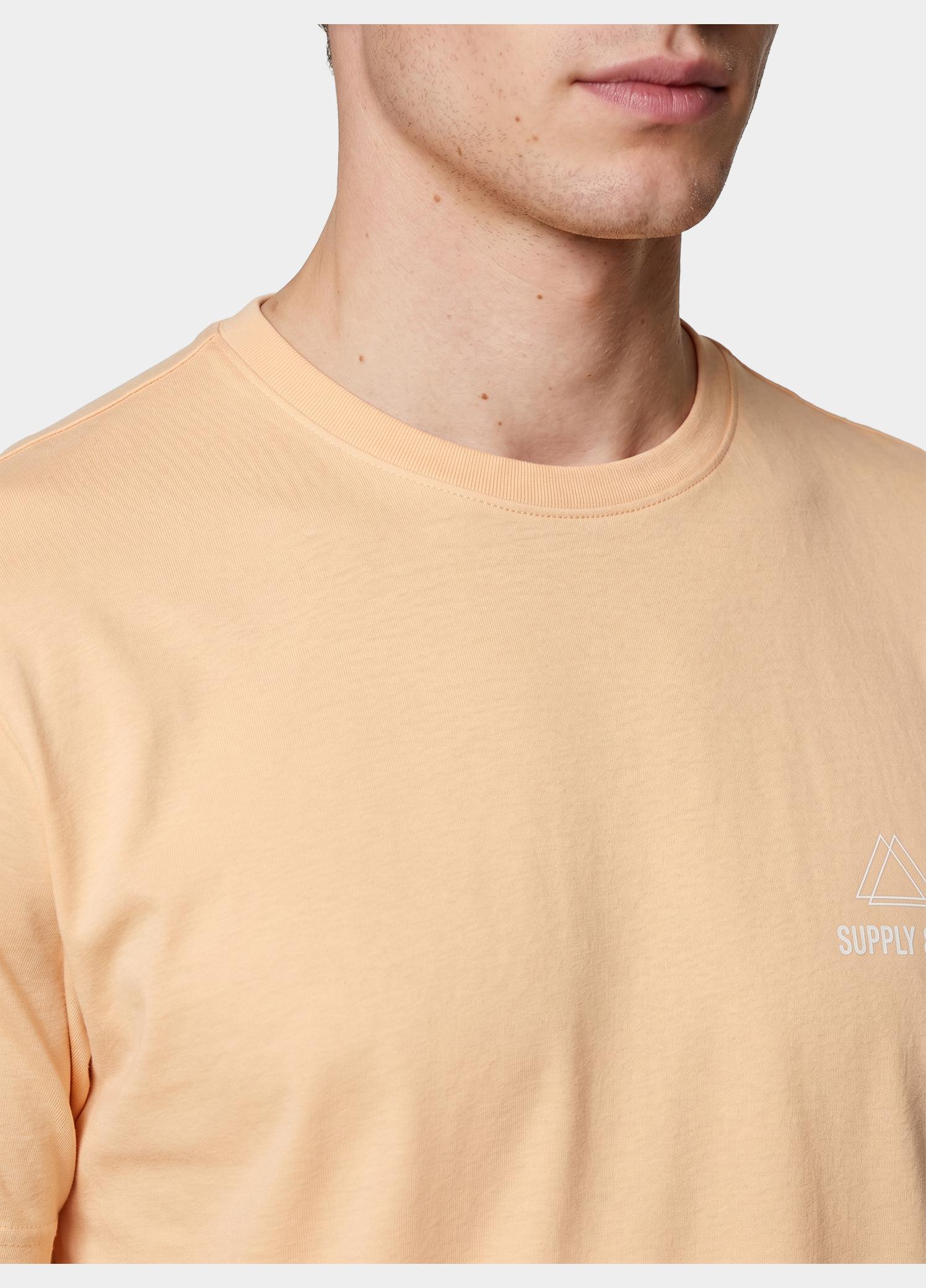 Supply & Co. T-shirt heren Roze Basic T-shirt SCO25108BA01/735 apricot