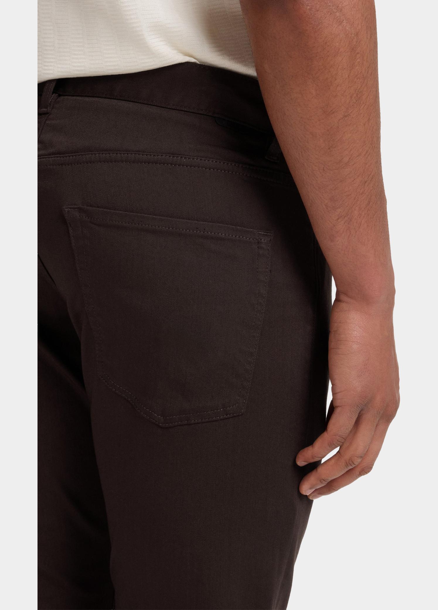 BOSS Black Katoenen 5-Pocket Bruin P-Delaware5 10276771 01 50553954/909