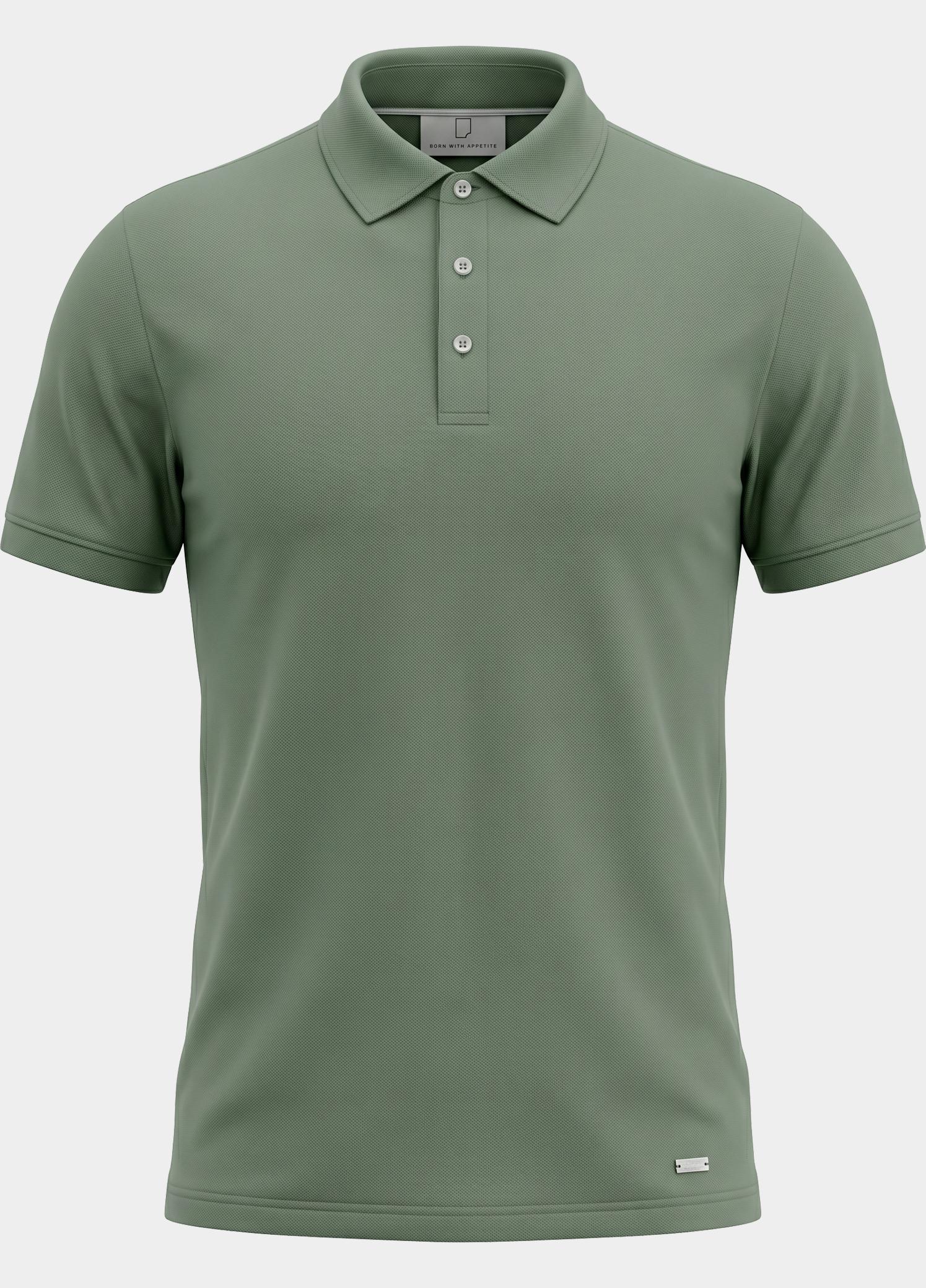Born With Appetite Polo heren Groen Arto Polo BWA25108AR22/361 sea green