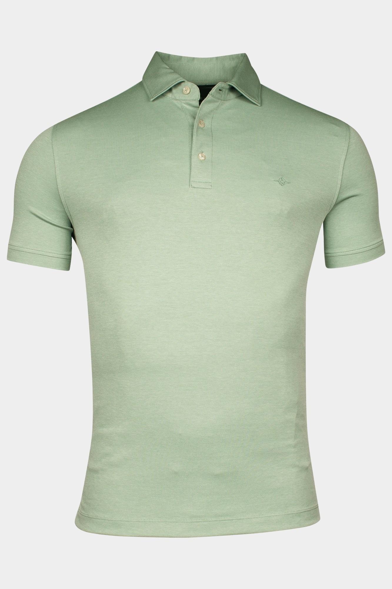 Baileys Polo korte mouw Groen Poloshirt 2-tone Pique 515278/72