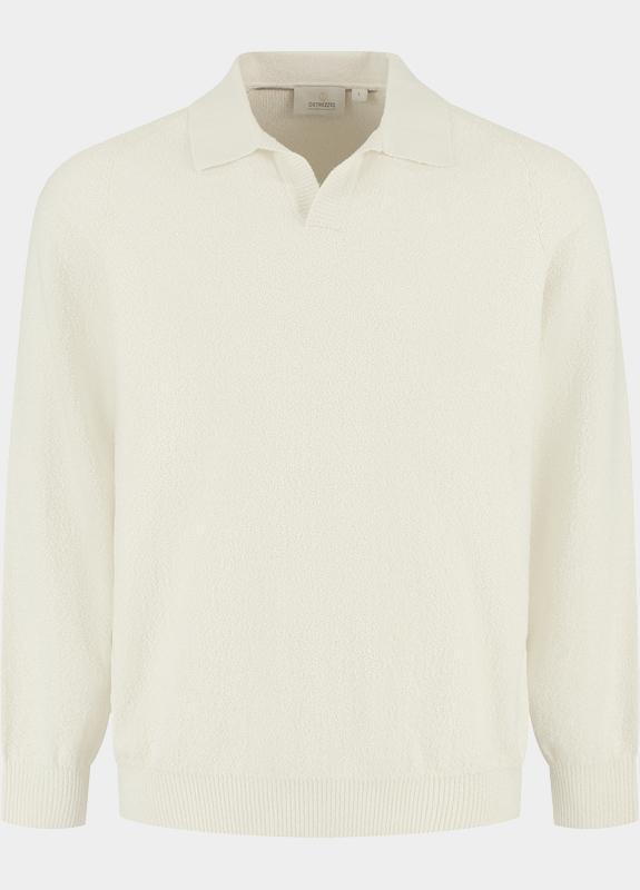 Dstrezzed Polo lange mouwen heren Beige DS_Luke Polo 406006/107