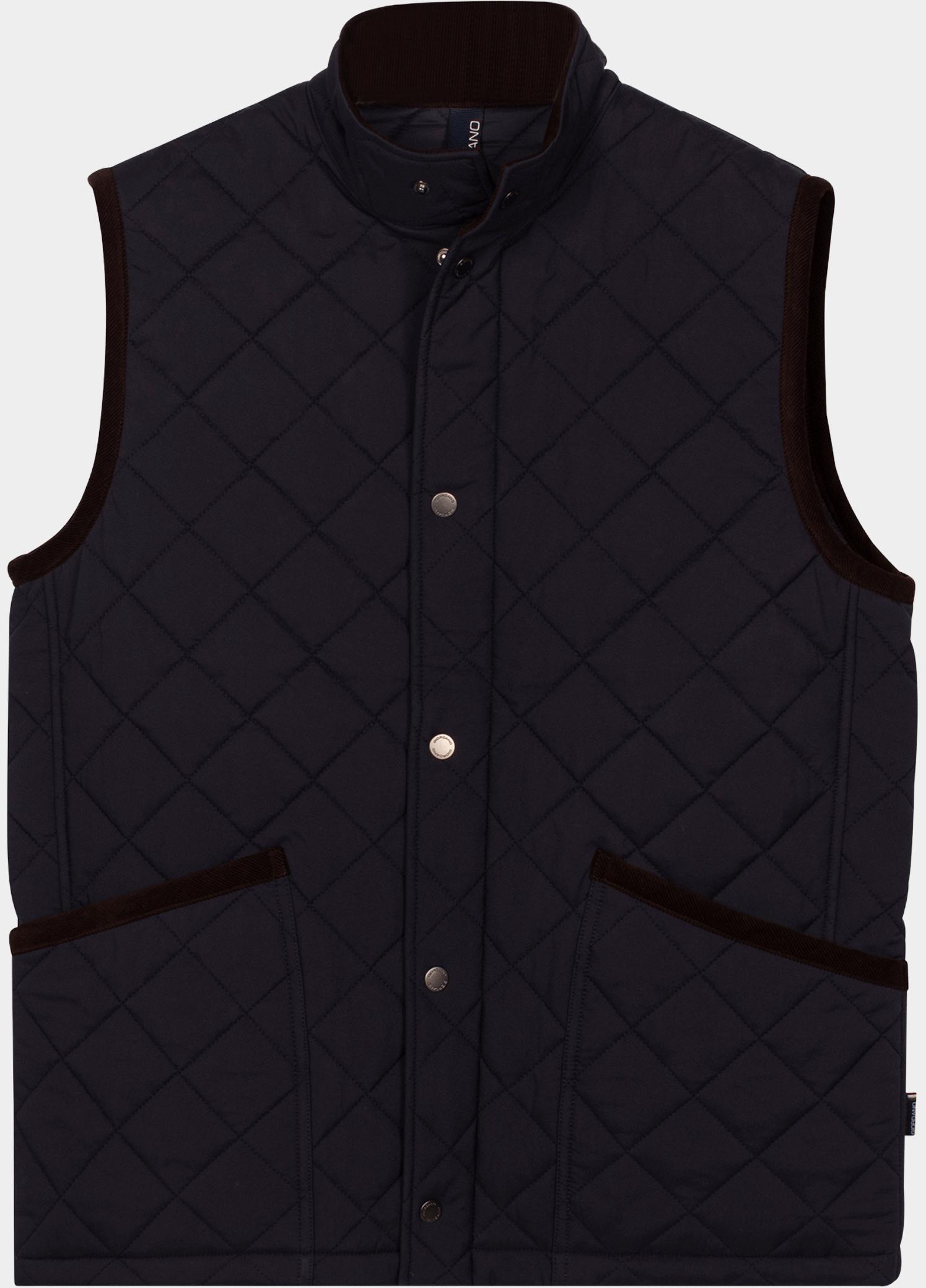 Giordano Bodywarmer heren Blauw Gabriel Light padded cord col 622550/60
