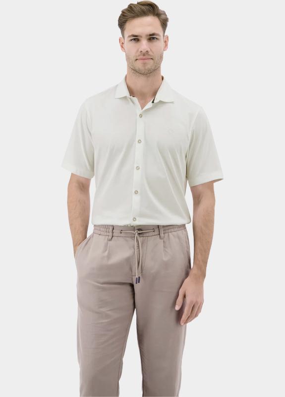 Lerros Casual hemd korte mouw Wit  2632346/103