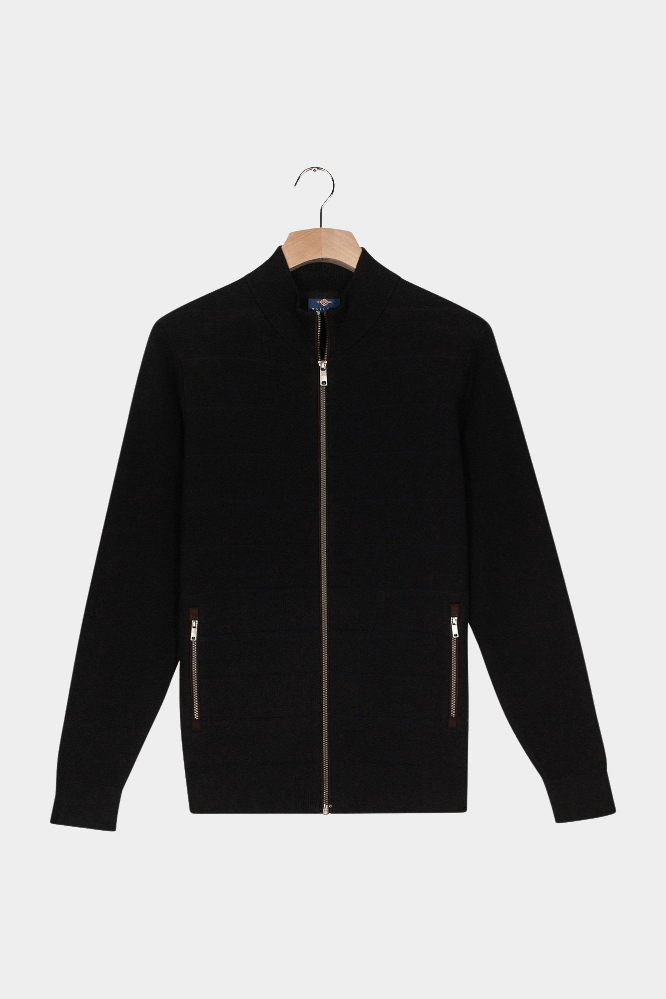 Baileys Vest Blauw Cardigan Zip 522097/60