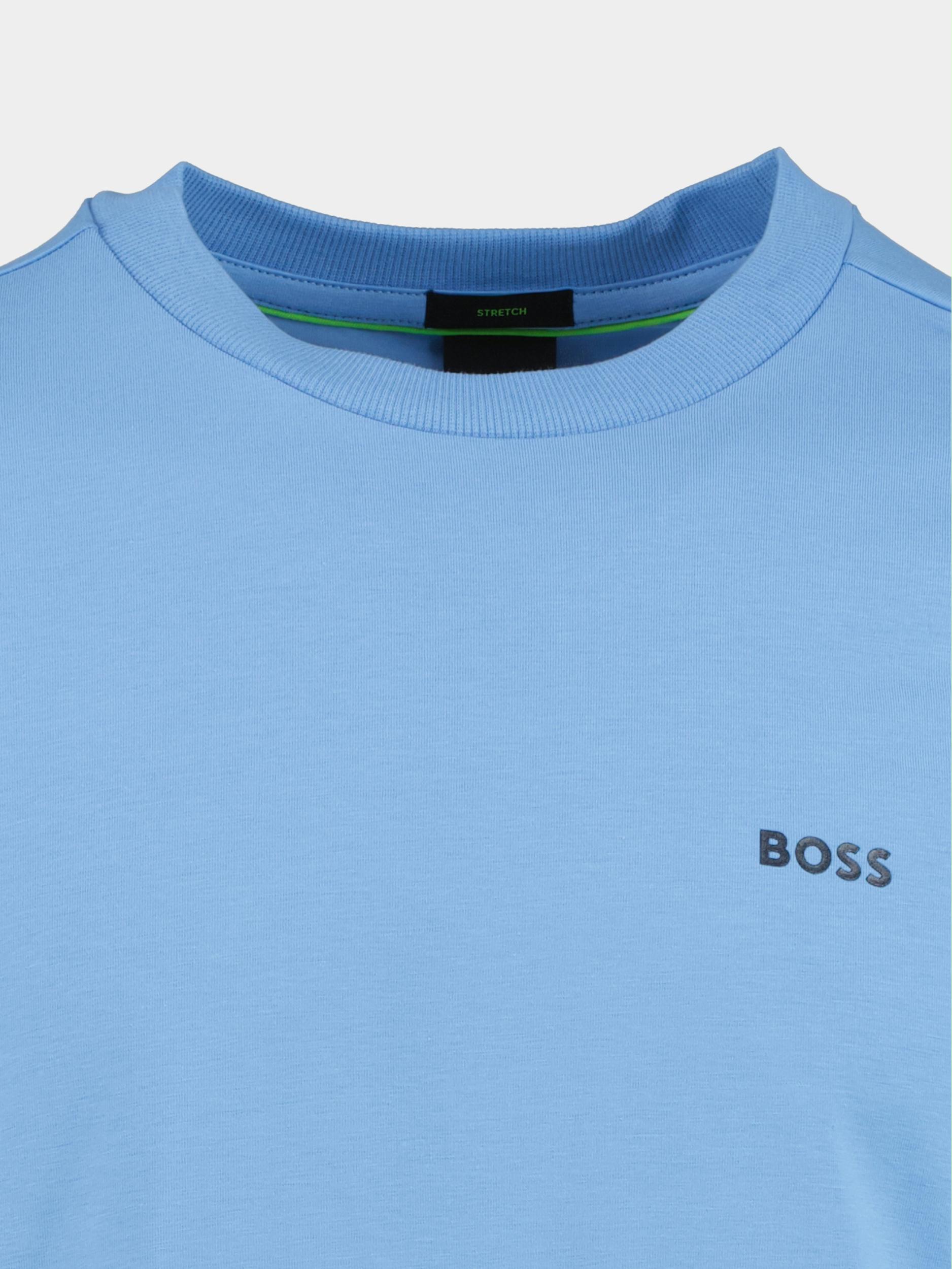 BOSS Green T-shirt korte mouw Blauw Tee 10110340 01 50475828/438