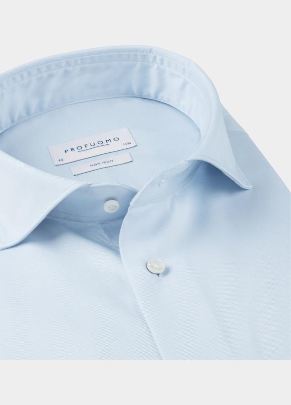 Profuomo Business hemd lange mouw Blauw  PP2H00010/B