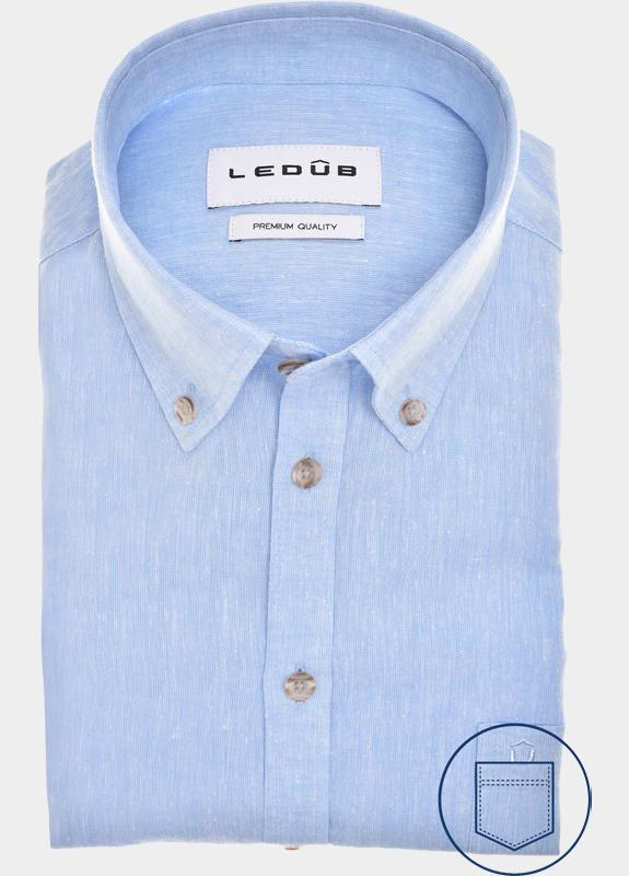 Ledub Business hemd lange mouw Blauw  0143395/120-000-000