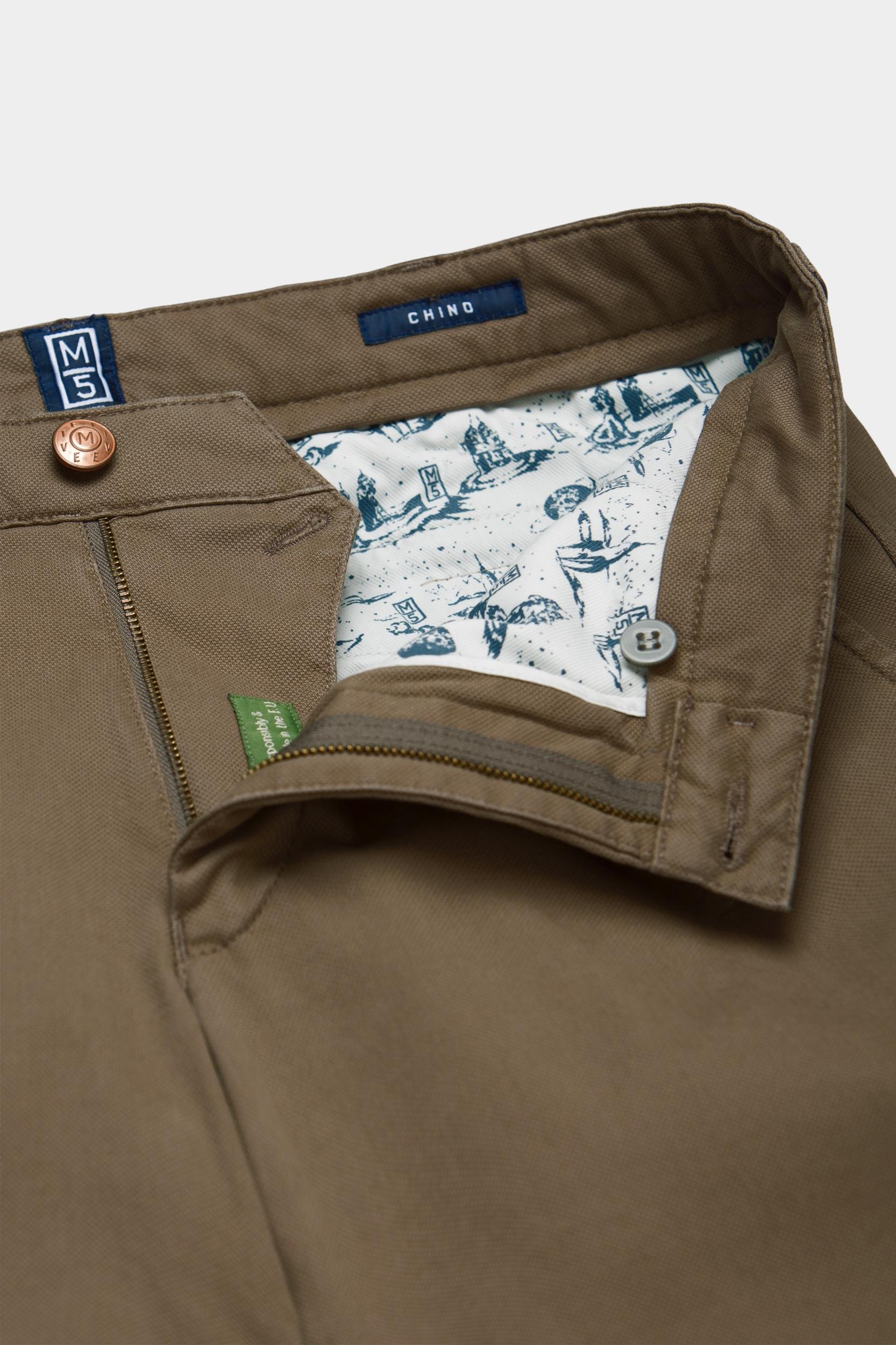 Meyer Katoenen Broek Beige CHINO Art.2-6187 3642618700/34