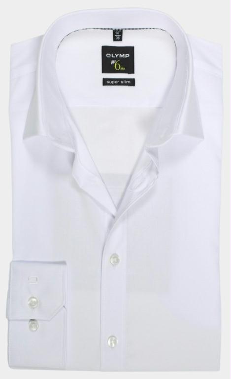 Olymp Business hemd lange mouw Wit Overhemd Extra Slim Fit Wit 046664/00