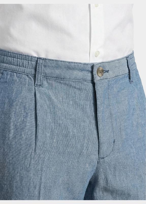 Bos Linnen Broek Blauw Summer pant 5510.426/24D