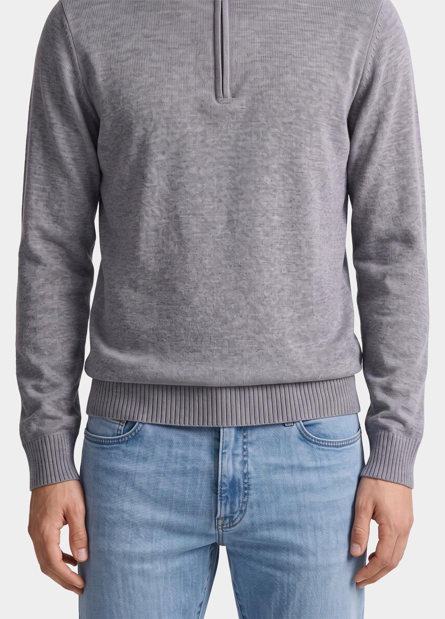Bos Half Zip Grijs  3042900/204
