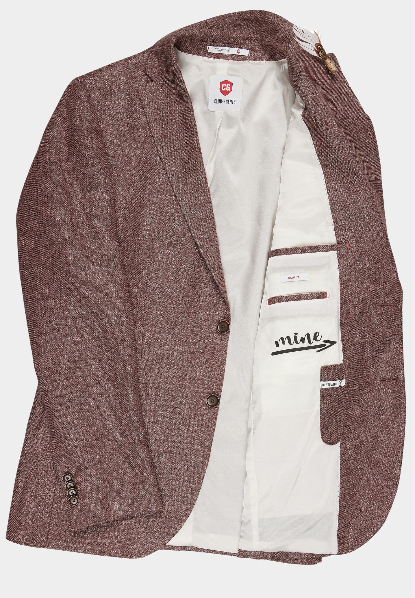 Club of Gents Colbert Mix & Match Rood Sakko/Jacket CG Paul SV 11.071N0 / 225222 CG Paul SV/42