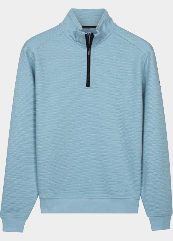 Baileys half zip sweater heren Blauw Sweatshirt 1/2 zip  Jacquard 613133/62
