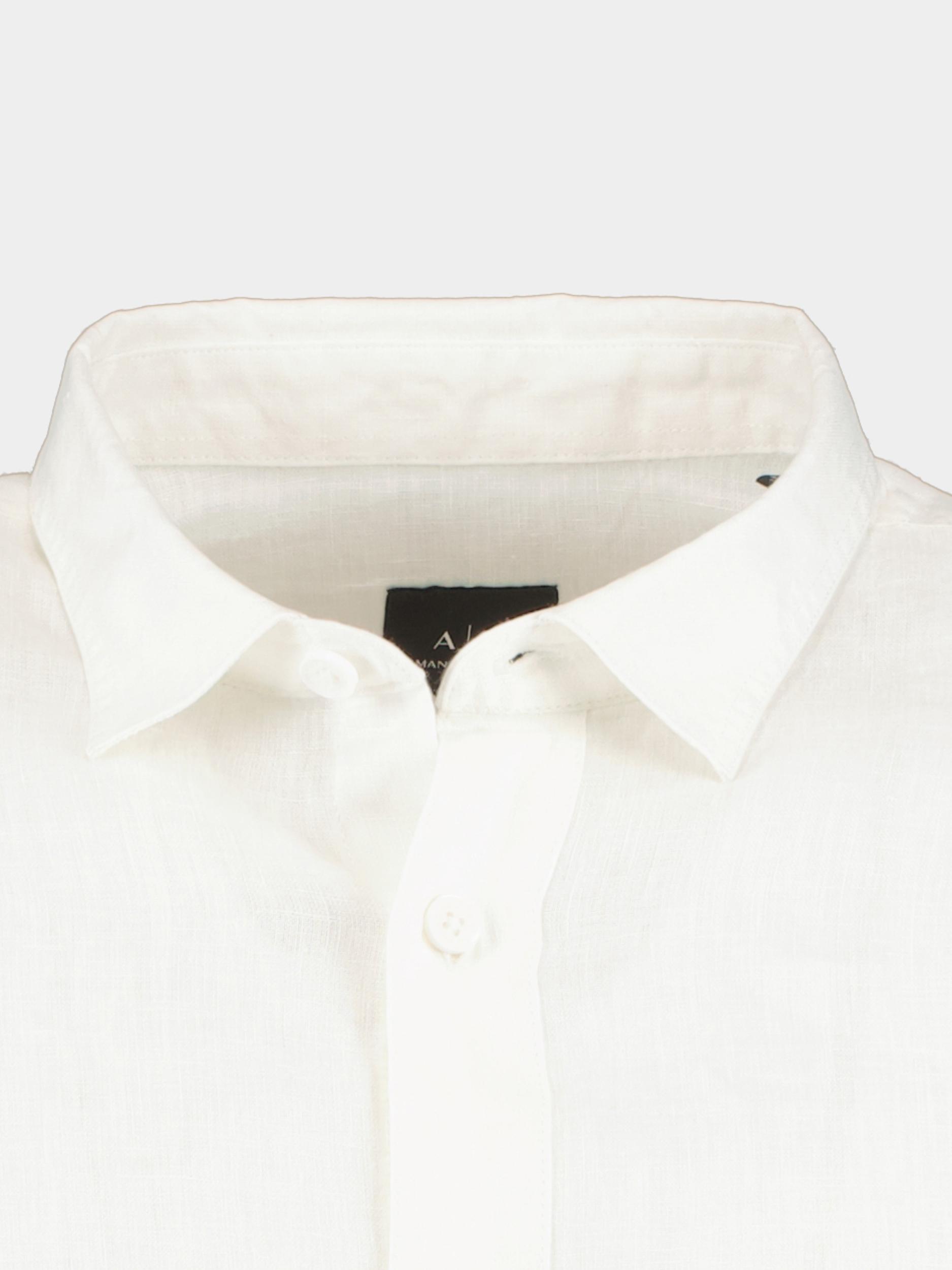 Armani Exchange Casual hemd lange mouw Wit  8NZC67.ZNCFZ/1100