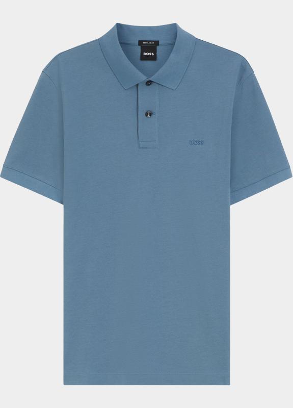BOSS Black Polo korte mouw Blauw Pallas 10278258 01 50553564/459
