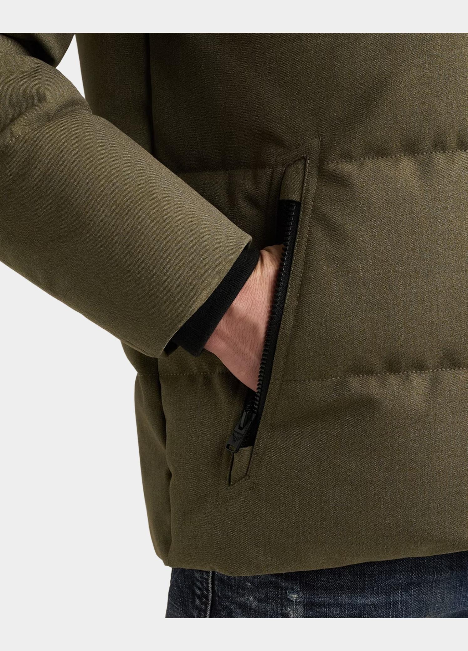 PME Legend Winterjas heren Groen Semi long jacket YETCRAFT Mel PJA2609118/6485
