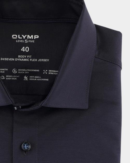 Olymp Business hemd lange mouw Blauw 2008/69 Hemden 200869/18
