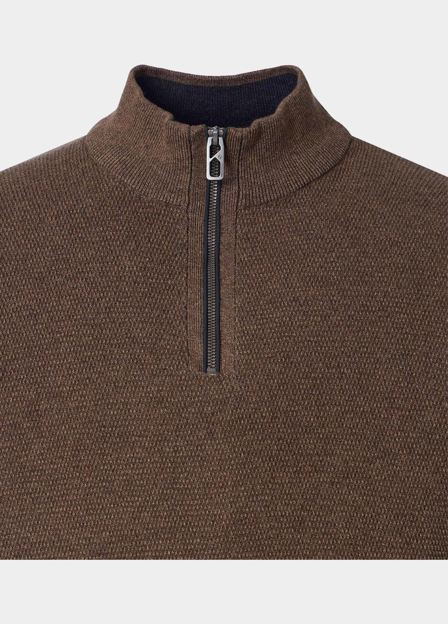 Casamoda Half Zip Bruin Stricktroyer SNOS 454479000/677