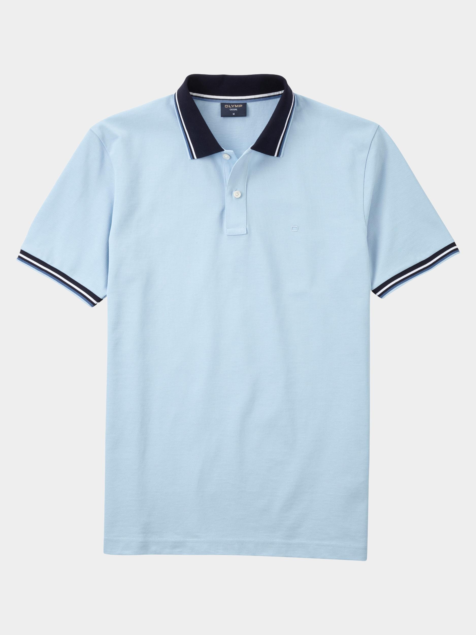 Olymp Polo korte mouw Blauw Polo PiquÃ© solid 541152/11