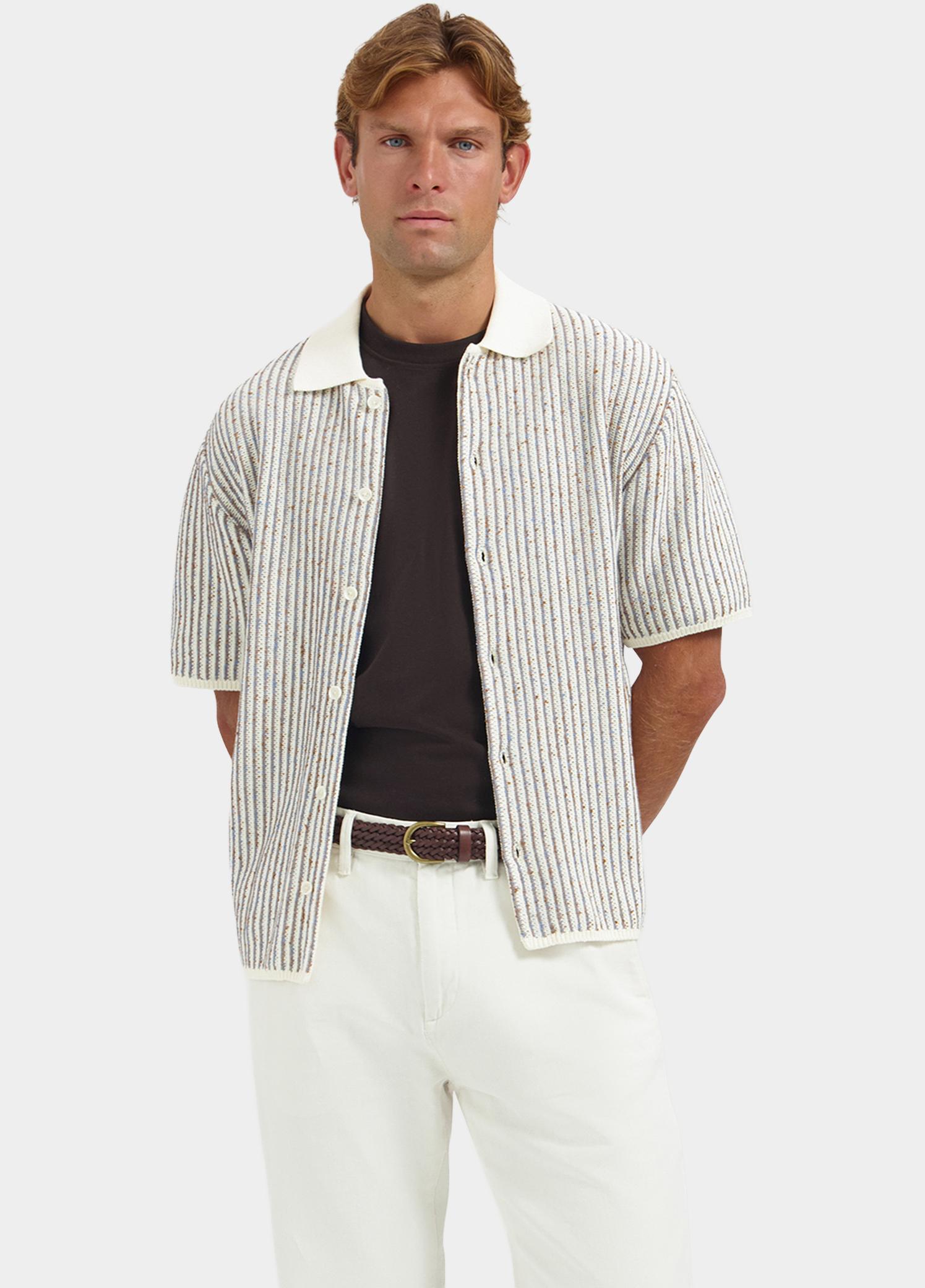 Dstrezzed Vest heren Beige Par Rainbow Shortsleeve 421201/107