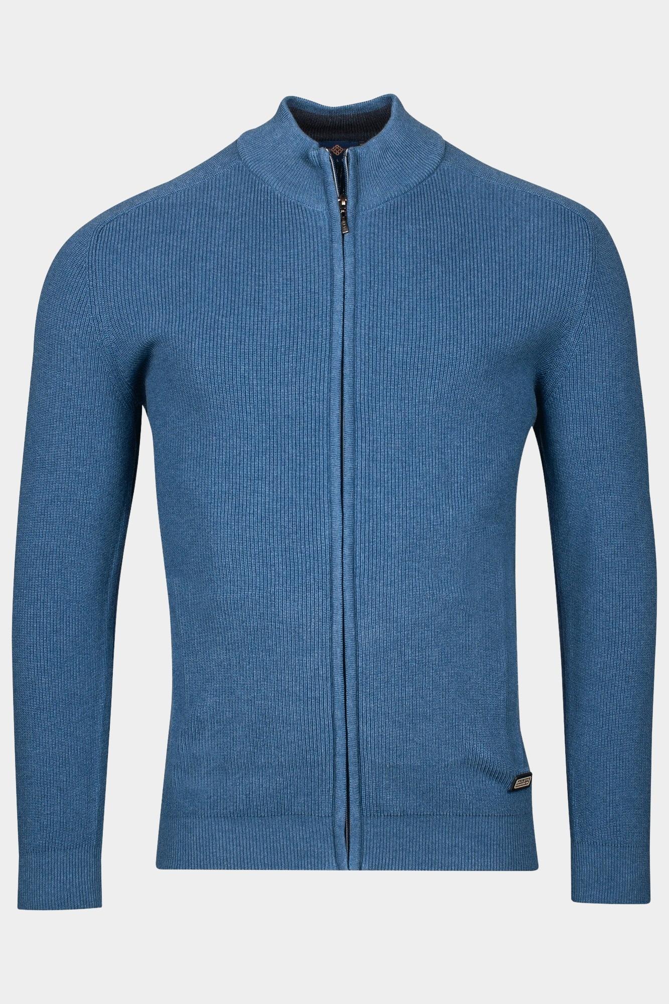 Baileys Vest Blauw Cardigan Zip  9gg, all over r 512069/655