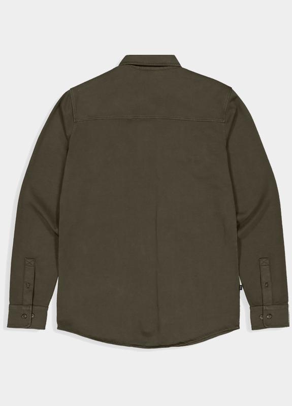 Butcher of Blue Overshirt Bruin Finn Pocket Jersey Overshirt M2524014/696