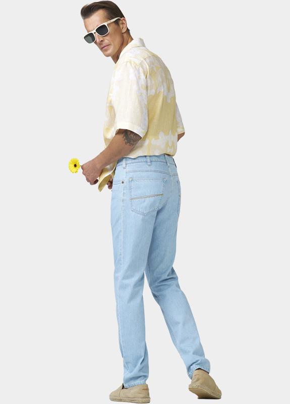 Meyer Chino Blauw FALCO Art.1-7182 Falco 1-7182/15