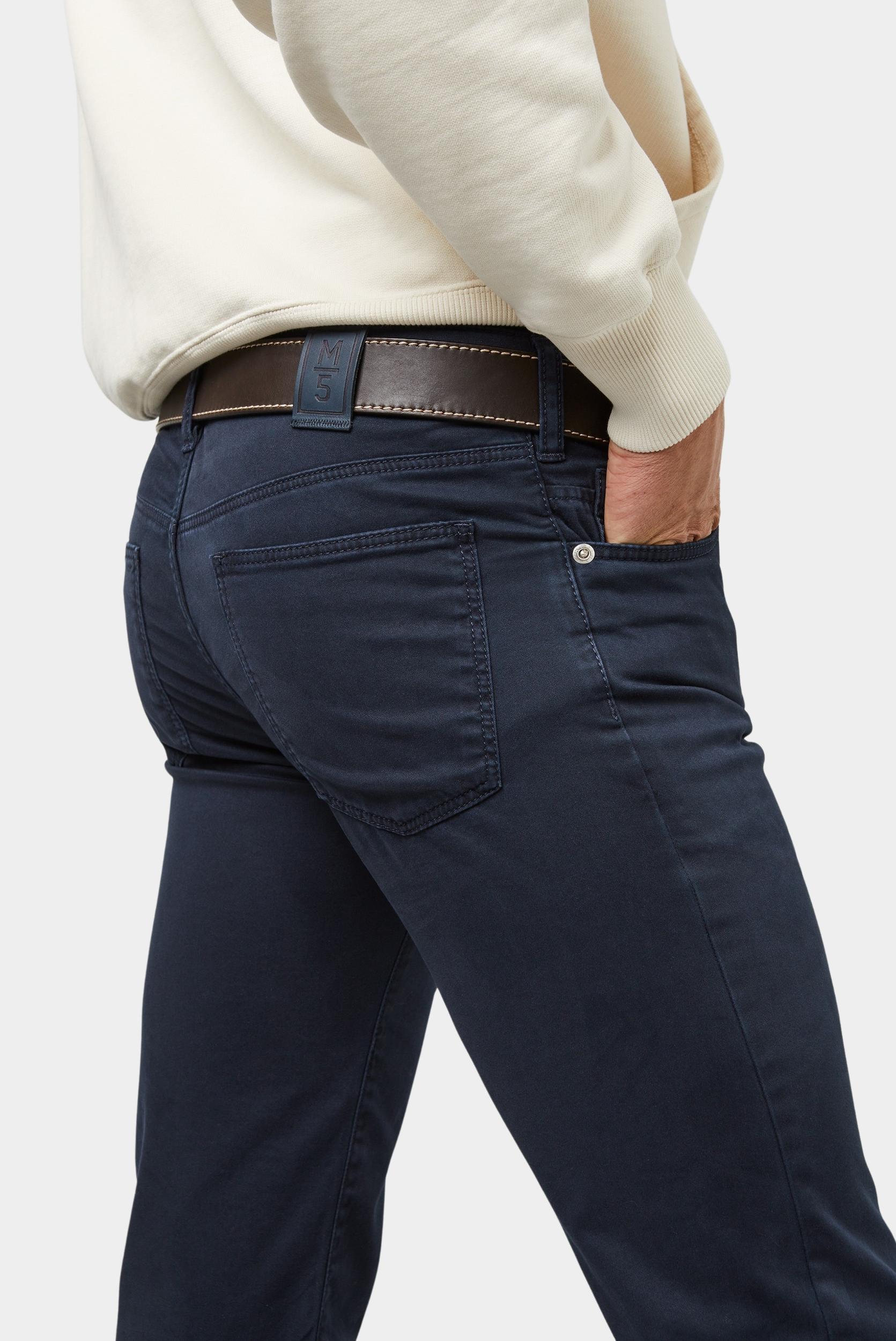 Meyer Katoenen Broek Blauw M|5 SLIM Art.9-6106 3619610600/19