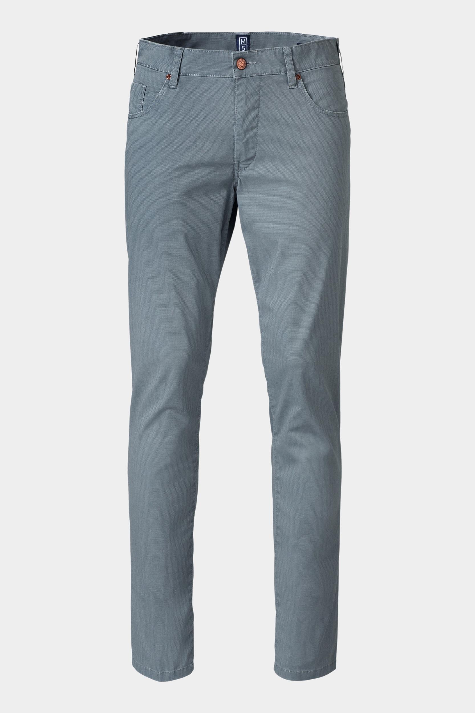Meyer Katoenen Broek Grijs SLIM Art.1-6184 3611618400/05