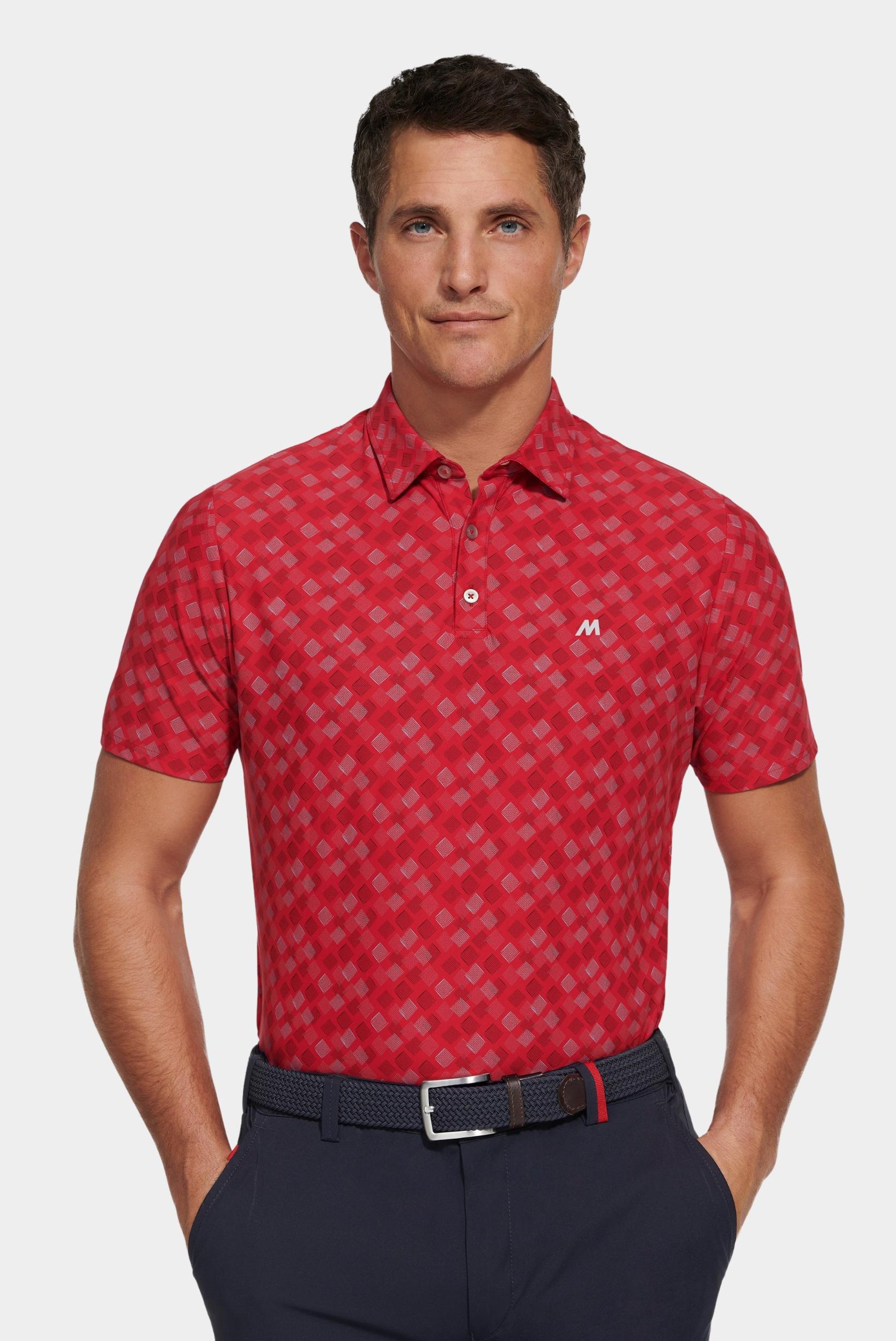 Meyer Polo korte mouw Rood PHIL Art.9-9008 9539900800/55