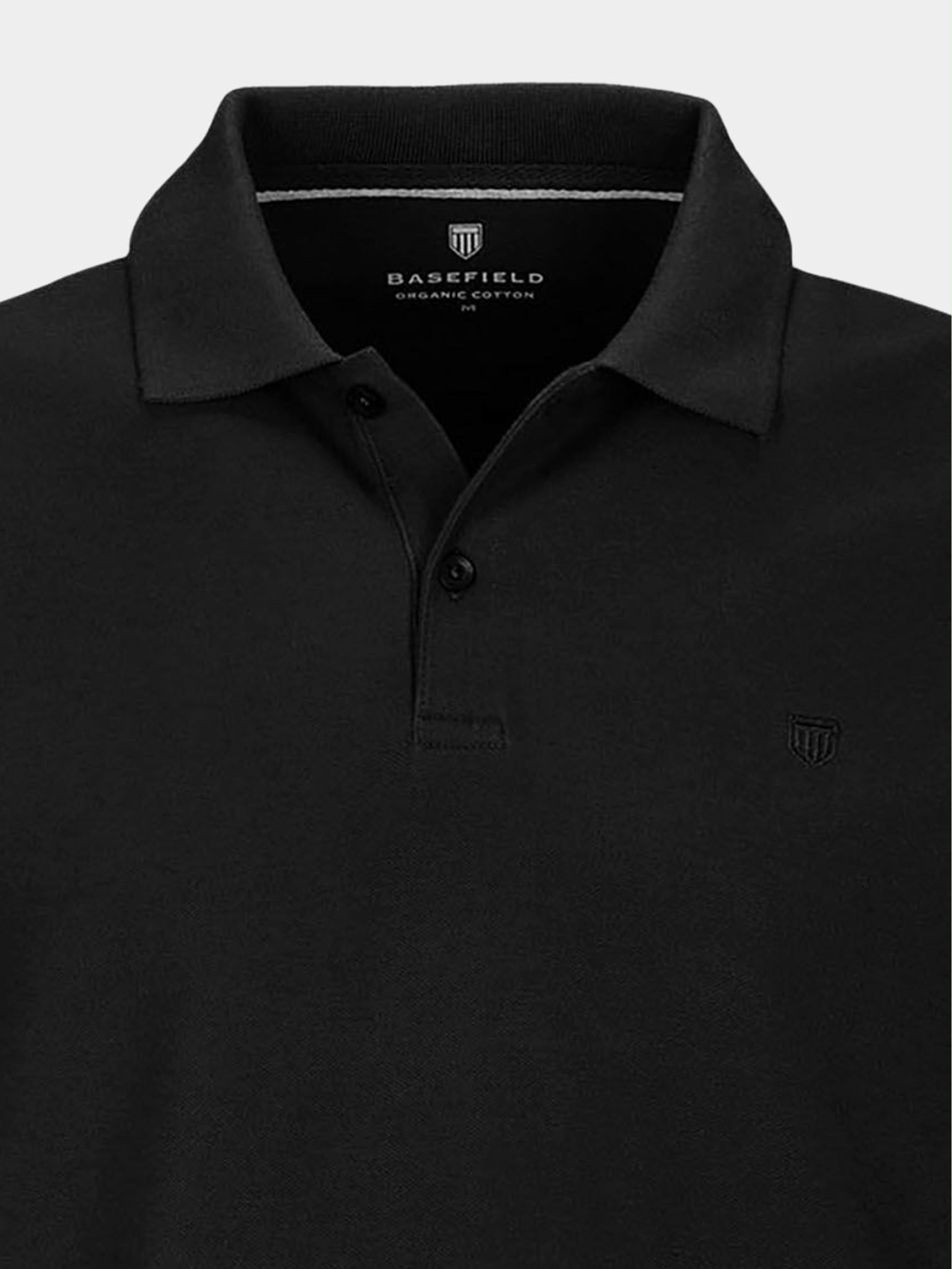 Basefield Polo korte mouw Zwart  219017199/Schwarz