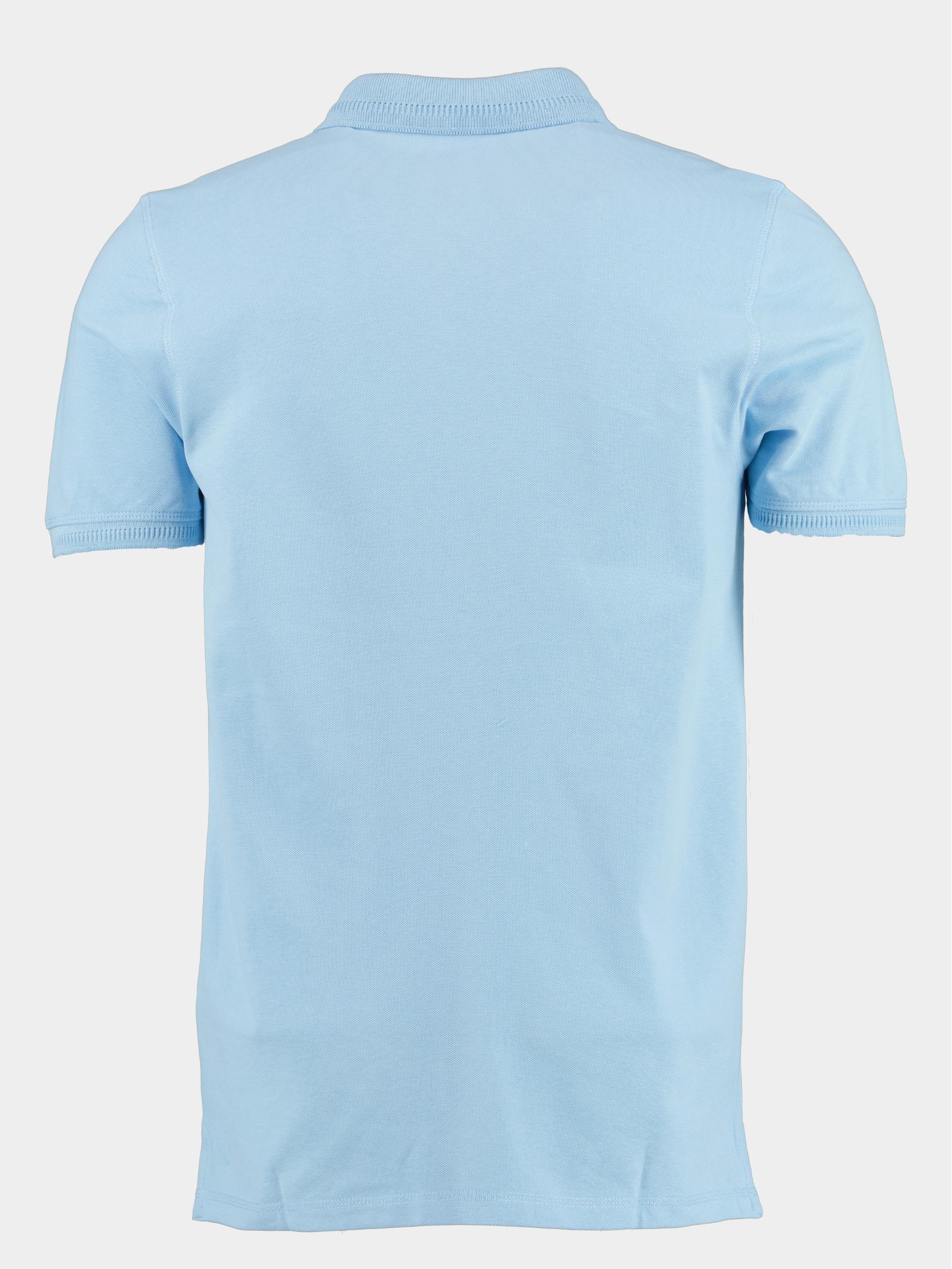 Basefield Polo korte mouw Blauw Polo Shirt 1/2 Arm 219017704/603