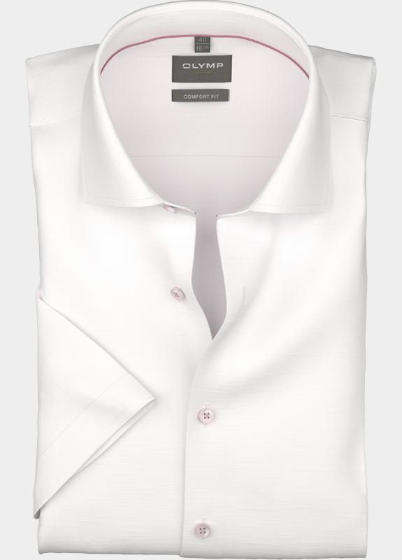 Olymp Zakelijk hemd korte mouw Roze Luxor 116612/31