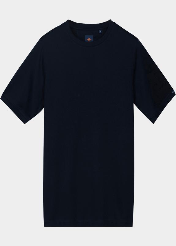 Baileys T-shirt heren Blauw T-Shirt crew neck   2-tone 615077/69