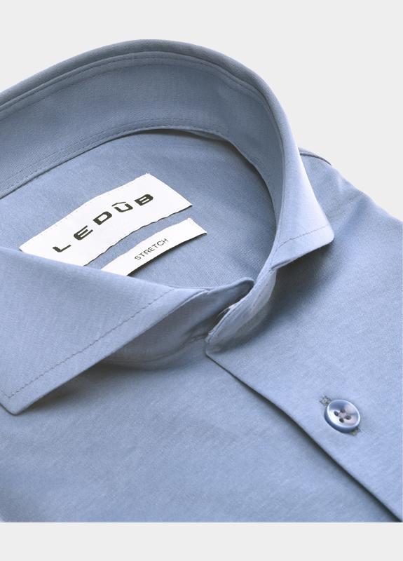 Ledub Business hemd lange mouw Blauw  0143455/145-000-000