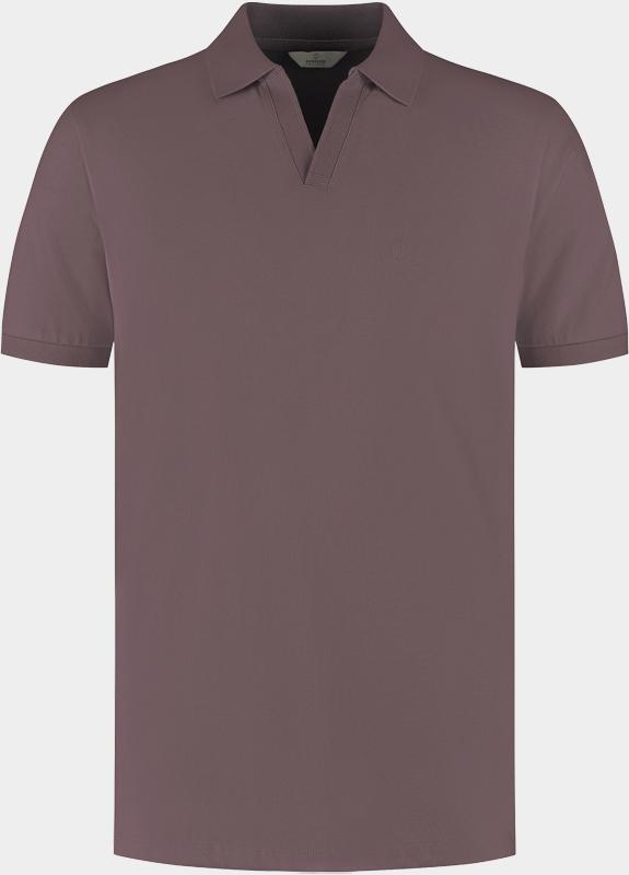Dstrezzed Polo korte mouw Paars Bowie V-Neck Polo 240022/463