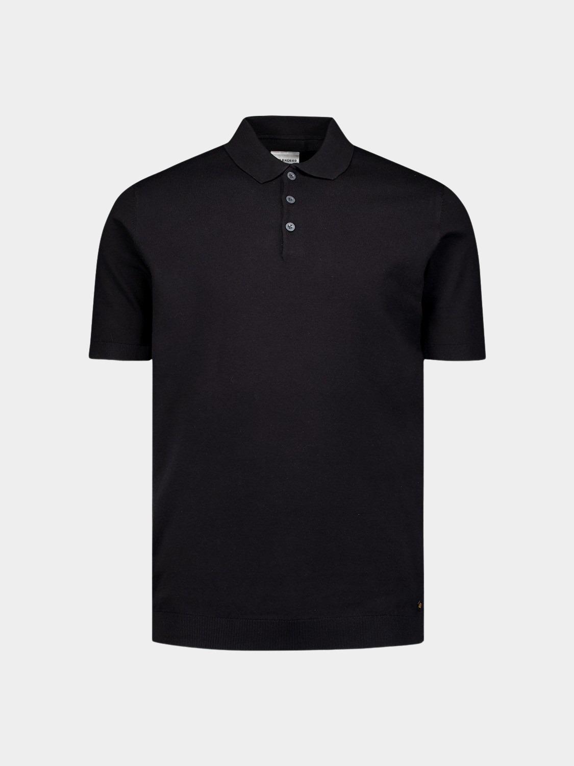 No Excess Polo korte mouw Zwart Pullover Short Sleeve Polo So 29240754/020