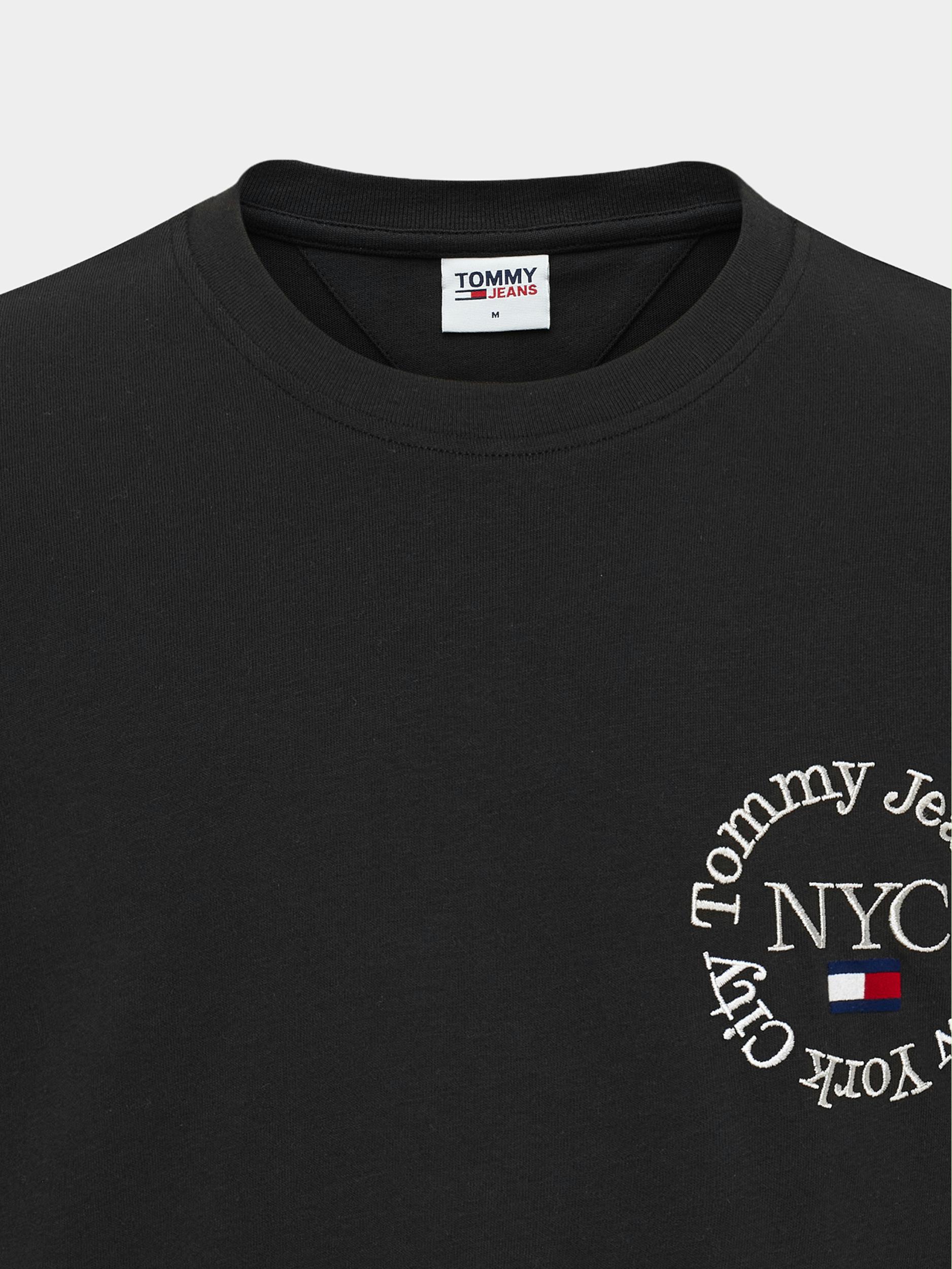 Tommy Jeans T-shirt korte mouw Zwart TJM Timeless Circle Tee DM0DM14008/BDS