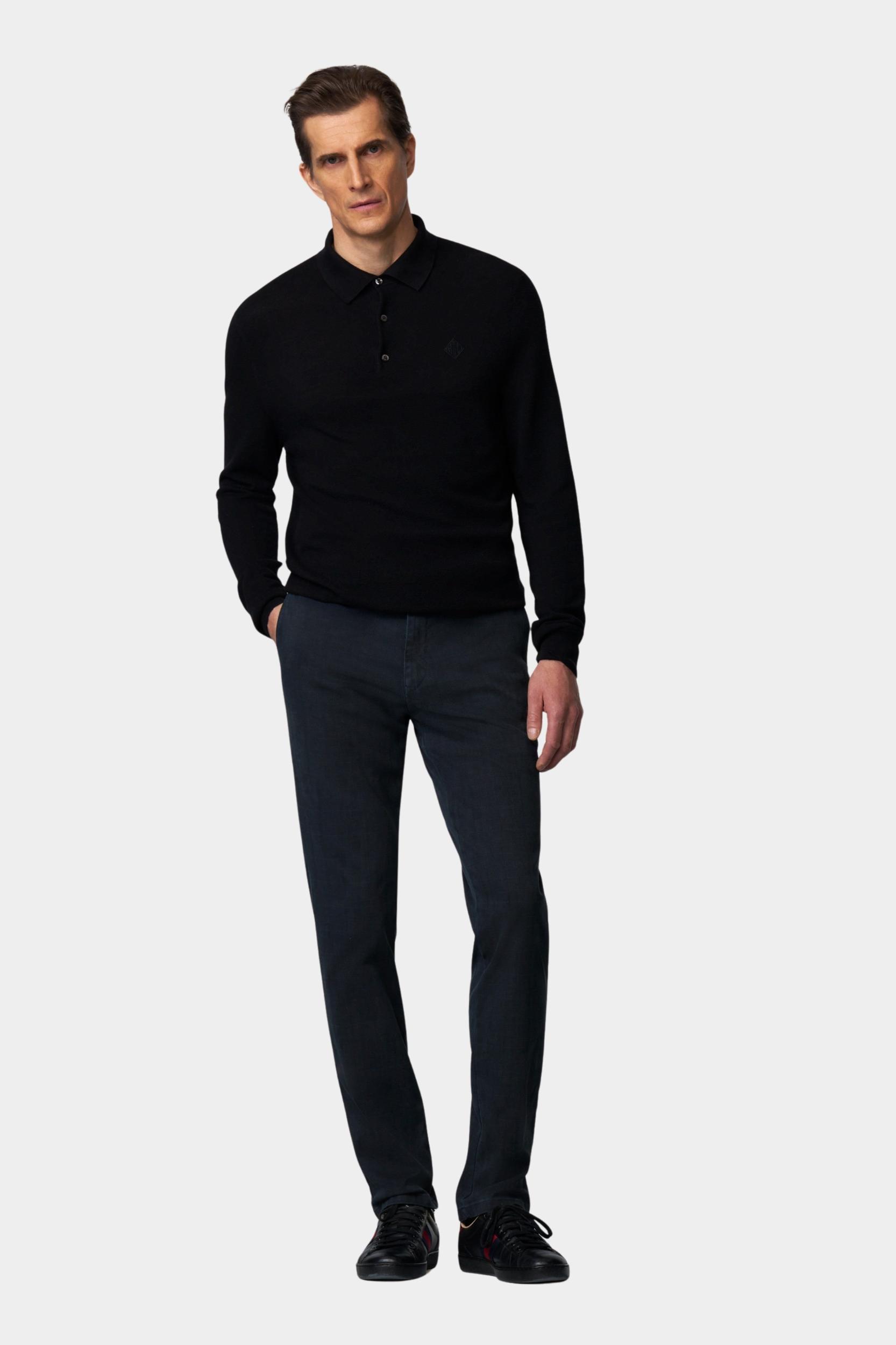 Meyer Katoenen Broek Blauw BONN Art.2-5621 1022562100/18