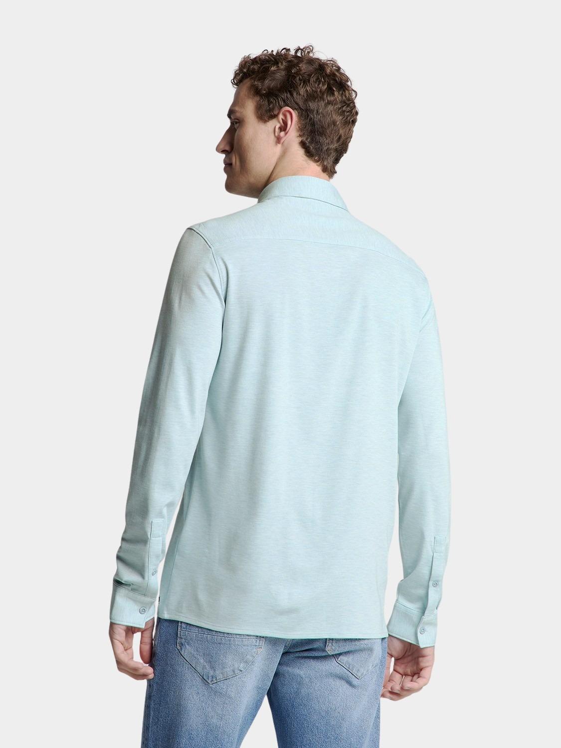 No Excess Casual hemd lange mouw Blauw  27410180/151