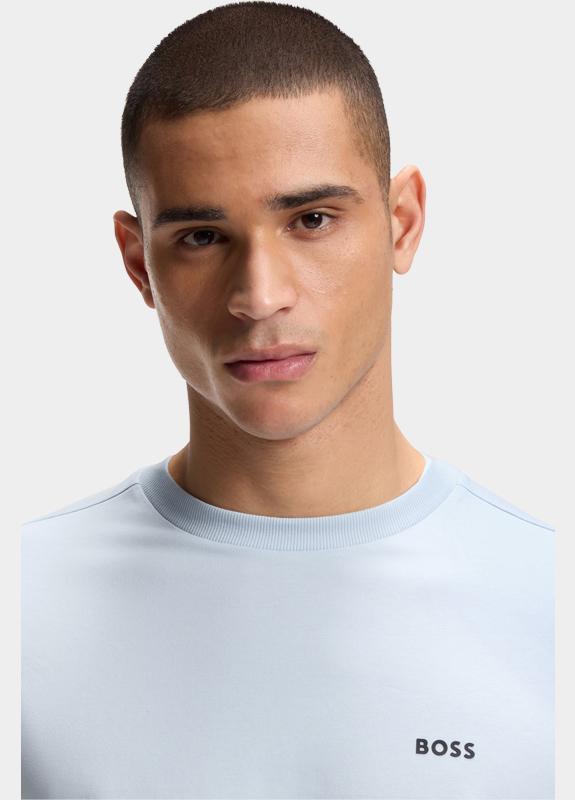 BOSS Green T-shirt korte mouw Blauw Tee 10256064 01 50506373/460